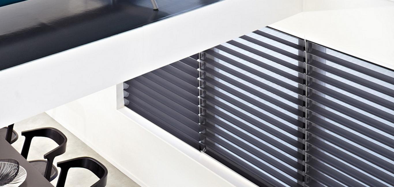 Cortina Silhouette Cortina Silhouette® - Hunter Douglas - Escritório (sala de reunião)